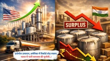 इथेनॉल उत्पादन से अमेरिका में रिकॉर्ड तोड़ रफ्तार, भारत में भारी सरप्लस की चुनौती..!