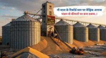 नौ साल के रिकॉर्ड स्तर पर वैश्विक अनाज भंडार से कीमतों पर बना दबाव..!