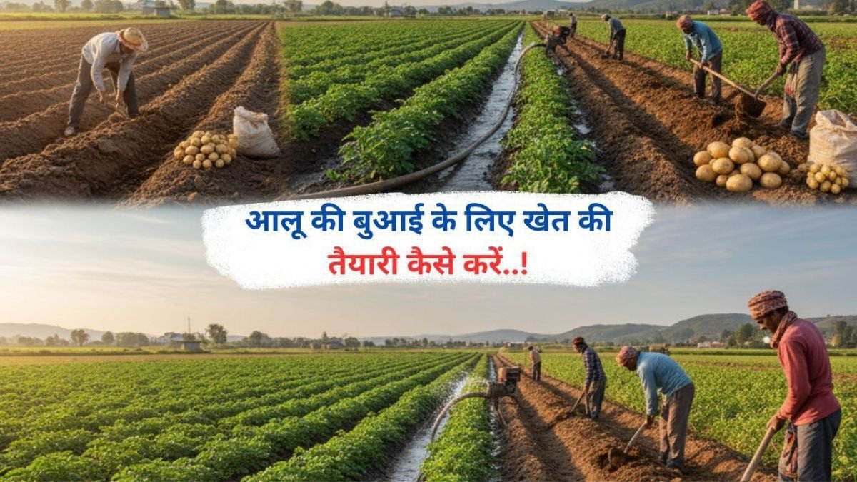 आलू की बुआई के लिए खेत की तैयारी कैसे करें..!
