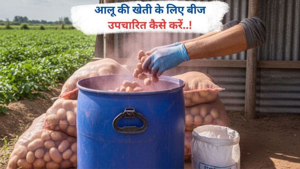 आलू की खेती के लिए बीज उपचारित कैसे करें..!
