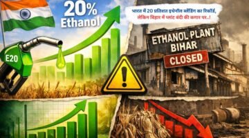 भारत में 20 प्रतिशत इथेनॉल ब्लेंडिंग का रिकॉर्ड, लेकिन बिहार में प्लांट बंदी की कगार पर..!