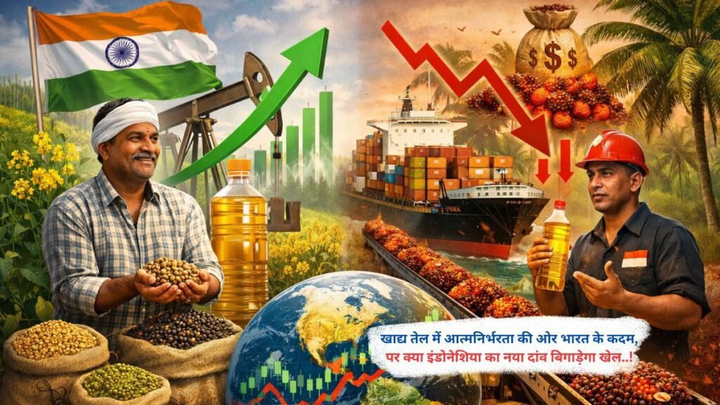 खाद्य तेल में आत्मनिर्भरता की ओर भारत के कदम, पर क्या इंडोनेशिया का नया दांव बिगाड़ेगा खेल..!
