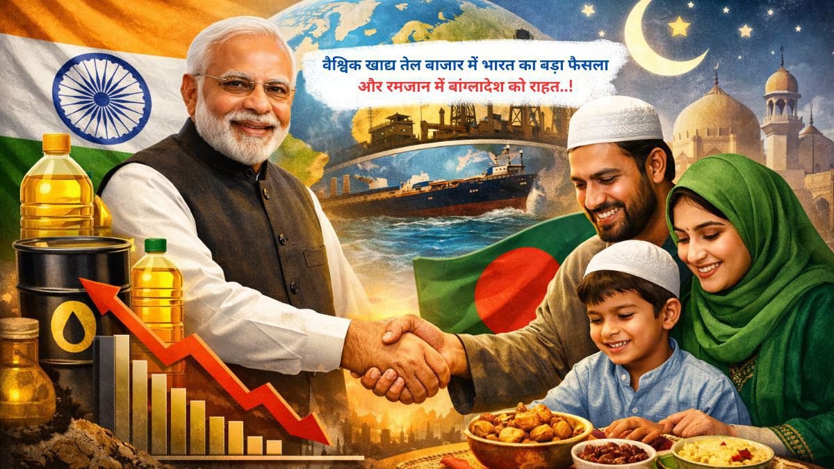 वैश्विक खाद्य तेल बाजार में भारत का बड़ा फैसला और रमजान में बांग्लादेश को राहत..!
