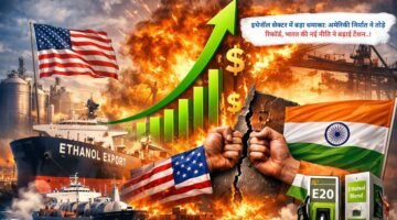 इथेनॉल सेक्टर में बड़ा धमाका: अमेरिकी निर्यात ने तोड़े रिकॉर्ड, भारत की नई नीति ने बढ़ाई टेंशन..!