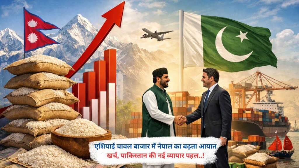 एशियाई चावल बाजार में नेपाल का बढ़ता आयात खर्च, पाकिस्तान की नई व्यापार पहल..!
