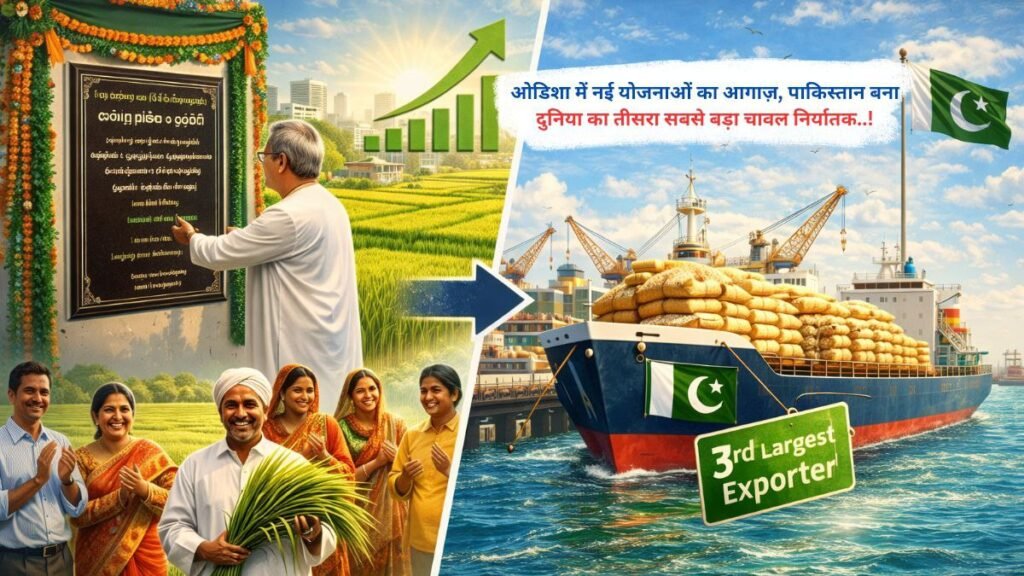 ओडिशा में नई योजनाओं का आगाज़, पाकिस्तान बना दुनिया का तीसरा सबसे बड़ा चावल निर्यातक..!