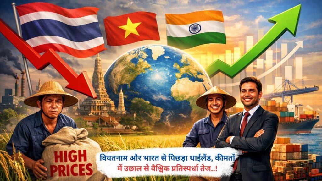 वियतनाम और भारत से पिछड़ा थाईलैंड, कीमतों में उछाल से वैश्विक प्रतिस्पर्धा तेज..!