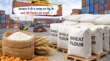 सरकार ने दी 5 लाख टन गेहूं के आटे की निर्यात को मंजूरी..!