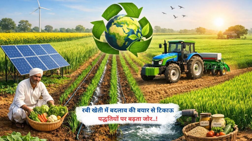 रबी खेती में बदलाव की बयार से टिकाऊ पद्धतियों पर बढ़ता जोर..!