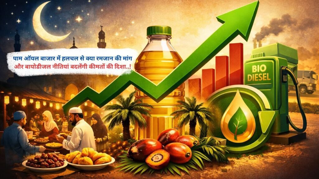 पाम ऑयल बाजार में हलचल से क्या रमजान की मांग और बायोडीजल नीतियां बदलेंगी कीमतों की दिशा..!