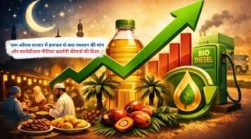 पाम ऑयल बाजार में हलचल से क्या रमजान की मांग और बायोडीजल नीतियां बदलेंगी कीमतों की दिशा..!