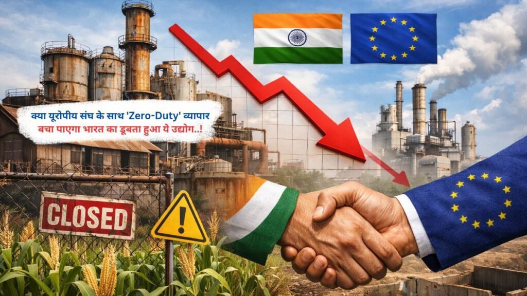क्या यूरोपीय संघ के साथ 'Zero-Duty' व्यापार बचा पाएगा भारत का डूबता हुआ ये उद्योग..!