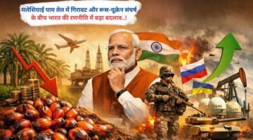 मलेशियाई पाम तेल में गिरावट और रूस-यूक्रेन संघर्ष के बीच भारत की रणनीति में बड़ा बदलाव..!