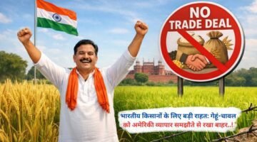 भारतीय किसानों के लिए बड़ी राहत: गेहूं-चावल को अमेरिकी व्यापार समझौते से रखा बाहर..!