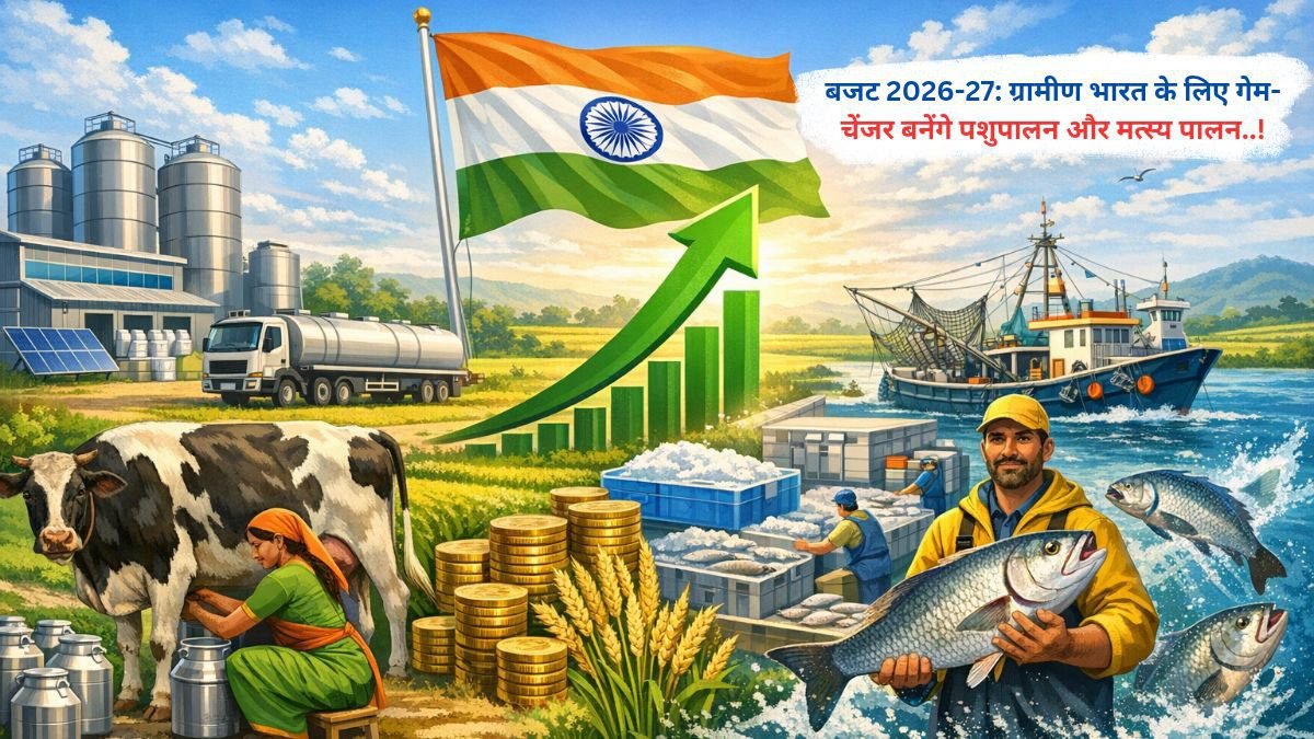 बजट 2026-27: ग्रामीण भारत के लिए गेम-चेंजर बनेंगे पशुपालन और मत्स्य पालन..!