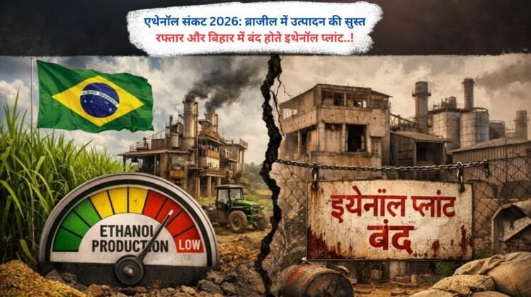 एथेनॉल संकट 2026: ब्राजील में उत्पादन की सुस्त रफ्तार और बिहार में बंद होते इथेनॉल प्लांट..!