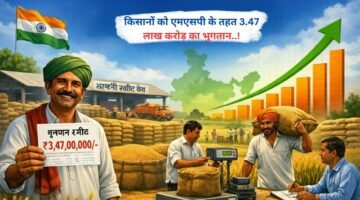 किसानों को एमएसपी के तहत 3.47 लाख करोड़ का भुगतान..!