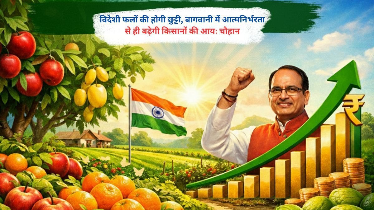 विदेशी फलों की होगी छुट्टी, बागवानी में आत्मनिर्भरता से ही बढ़ेगी किसानों की आयः चौहान