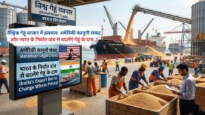 वैश्विक गेहूं बाजार में हलचल: अमेरिकी कानूनी संकट और भारत के निर्यात दांव से बदलेंगे गेहूं के दाम..!