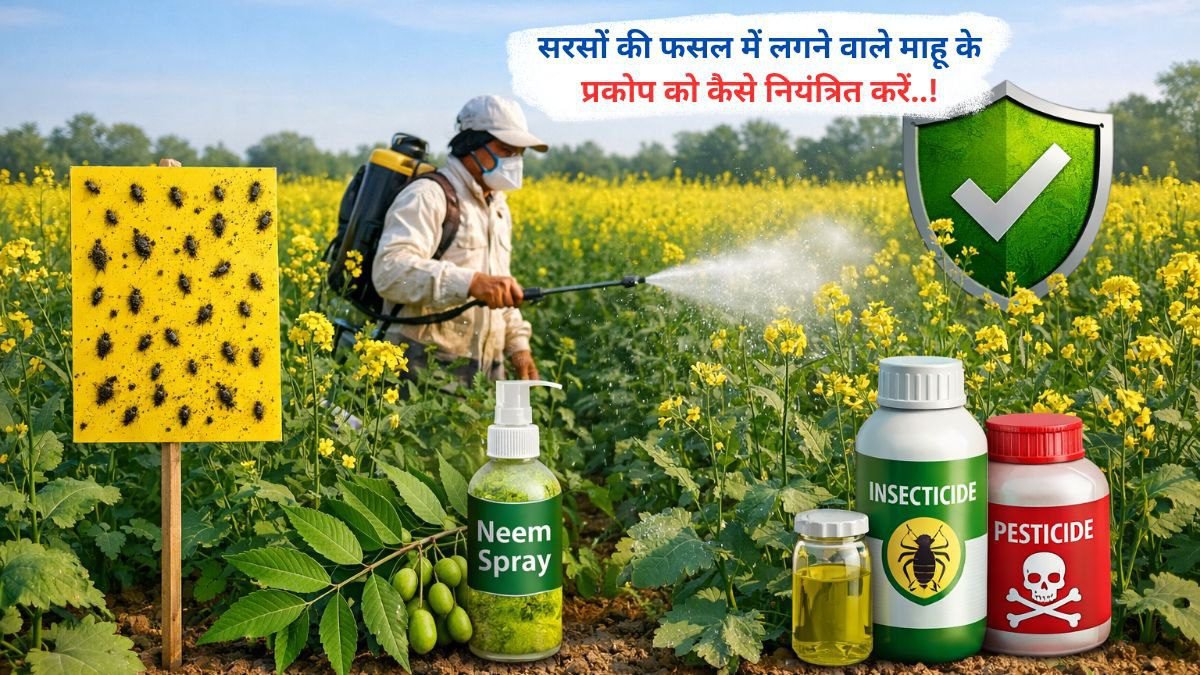 सरसों की फसल में लगने वाले माहू के प्रकोप को कैसे नियंत्रित करें..!