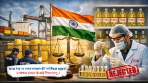 खाद्य तेल पर भारत सरकार की ‘सर्जिकल स्ट्राइक’: VOPPA 2025 के कड़े नियम लागू..!