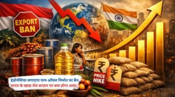 इंडोनेशिया लगाएगा पाम ऑयल निर्यात पर बैन, भारत के खाद्य तेल बाज़ार पर क्या होगा असर..!