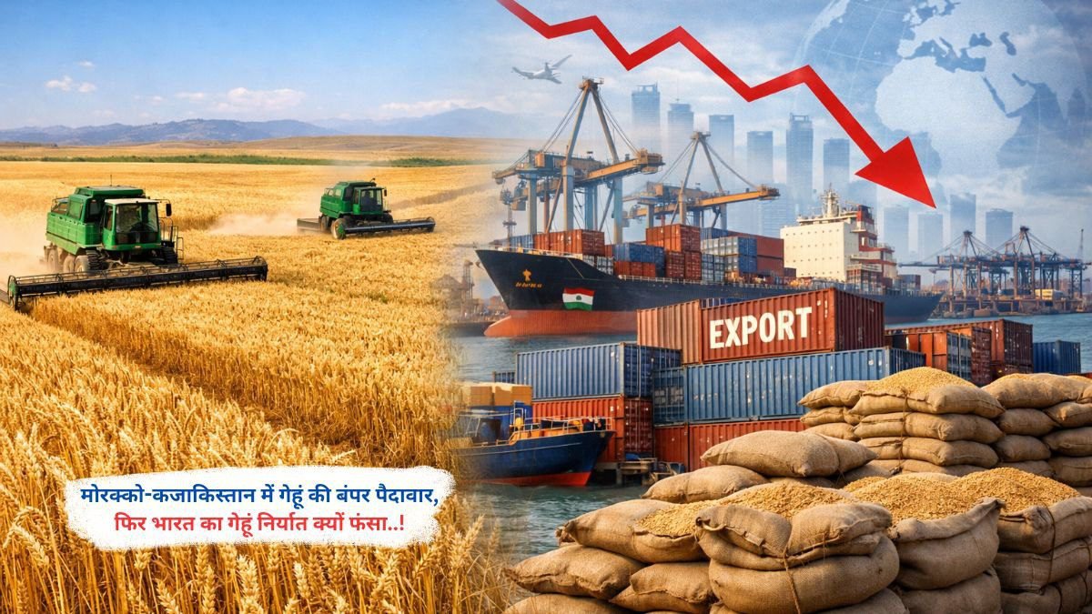 मोरक्को-कजाकिस्तान में गेहूं की बंपर पैदावार, फिर भारत का गेहूं निर्यात क्यों फंसा..!