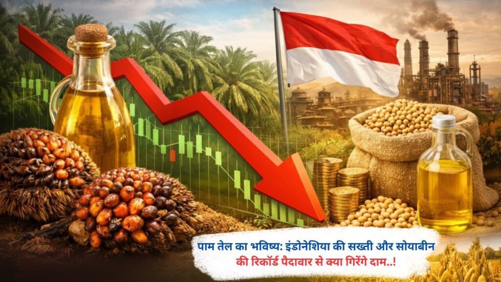 पाम तेल का भविष्य: इंडोनेशिया की सख्ती और सोयाबीन की रिकॉर्ड पैदावार से क्या गिरेंगे दाम..!