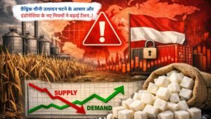 वैश्विक चीनी उत्पादन घटने के आसार और इंडोनेशिया के नए नियमों ने बढ़ाई टेंशन..!