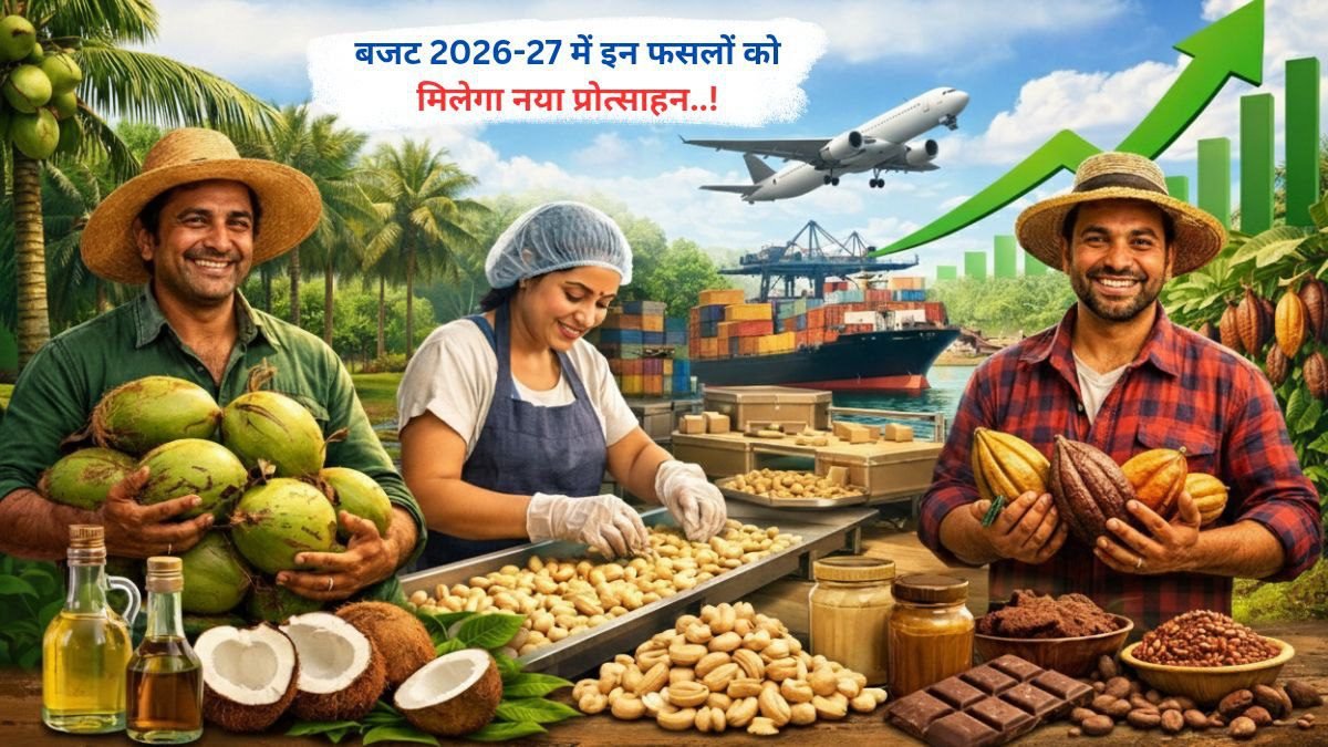 बजट 2026-27 में इन फसलों को मिलेगा नया प्रोत्साहन..!