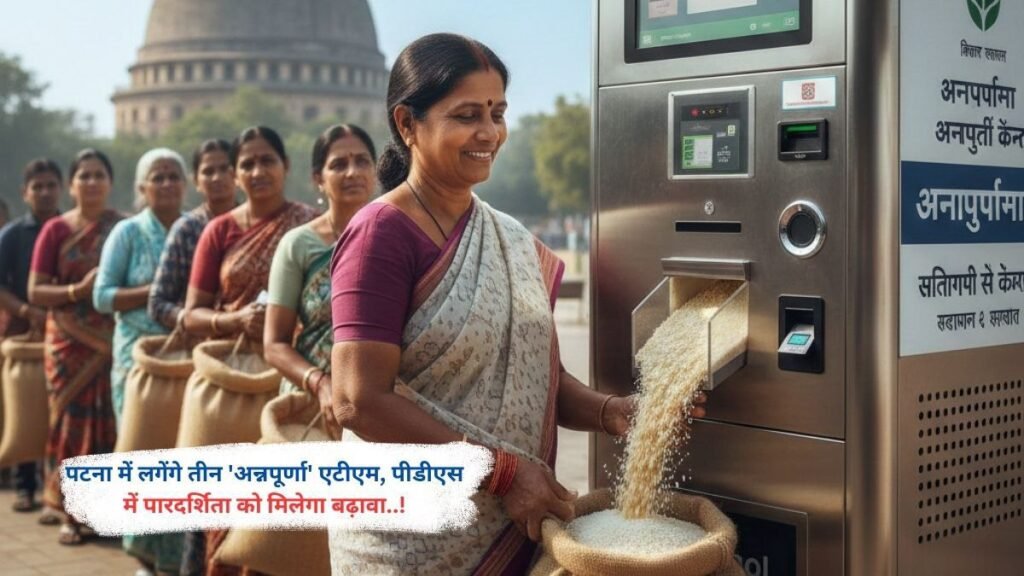पटना में लगेंगे तीन 'अन्नपूर्णा' एटीएम, पीडीएस में पारदर्शिता को मिलेगा बढ़ावा..!