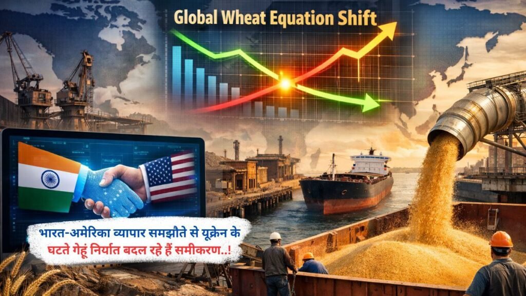 भारत-अमेरिका व्यापार समझौते से यूक्रेन के घटते गेहूं निर्यात बदल रहे हैं समीकरण..!