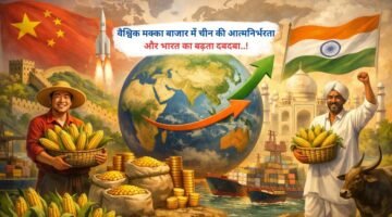 वैश्विक मक्का बाजार में चीन की आत्मनिर्भरता और भारत का बढ़ता दबदबा..!