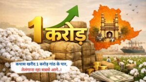 कपास खरीद 1 करोड़ गांठ के पार, तेलंगाना रहा सबसे आगे..!