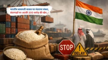 भारतीय बासमती चावल पर मंडराया संकट, बंदरगाहों पर अटकी 300 करोड़ की खेप..!
