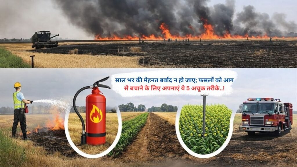 साल भर की मेहनत बर्बाद न हो जाए; फसलों को आग से बचाने के लिए अपनाएं ये 5 अचूक तरीके..!