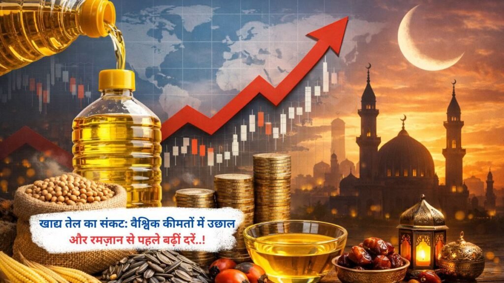 खाद्य तेल का संकट: वैश्विक कीमतों में उछाल और रमज़ान से पहले बढ़ीं दरें..!