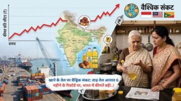 खाने के तेल पर वैश्विक संकट: ताड़ तेल आयात 6 महीने के रिकॉर्ड पर, भारत में कीमतें बढ़ी..!