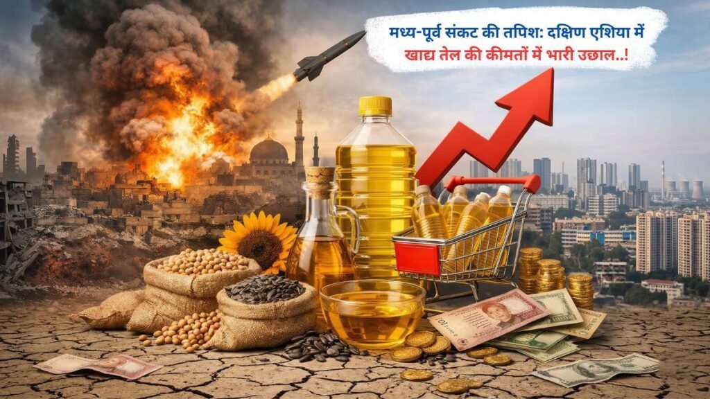 मध्य-पूर्व संकट की तपिश: दक्षिण एशिया में खाद्य तेल की कीमतों में भारी उछाल..!