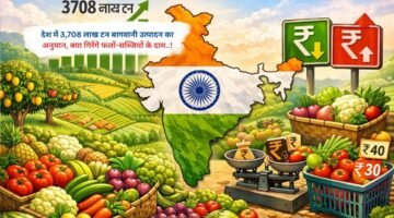 देश में 3,708 लाख टन बागवानी उत्पादन का अनुमान, क्या गिरेंगे फलों-सब्जियों के दाम..!
