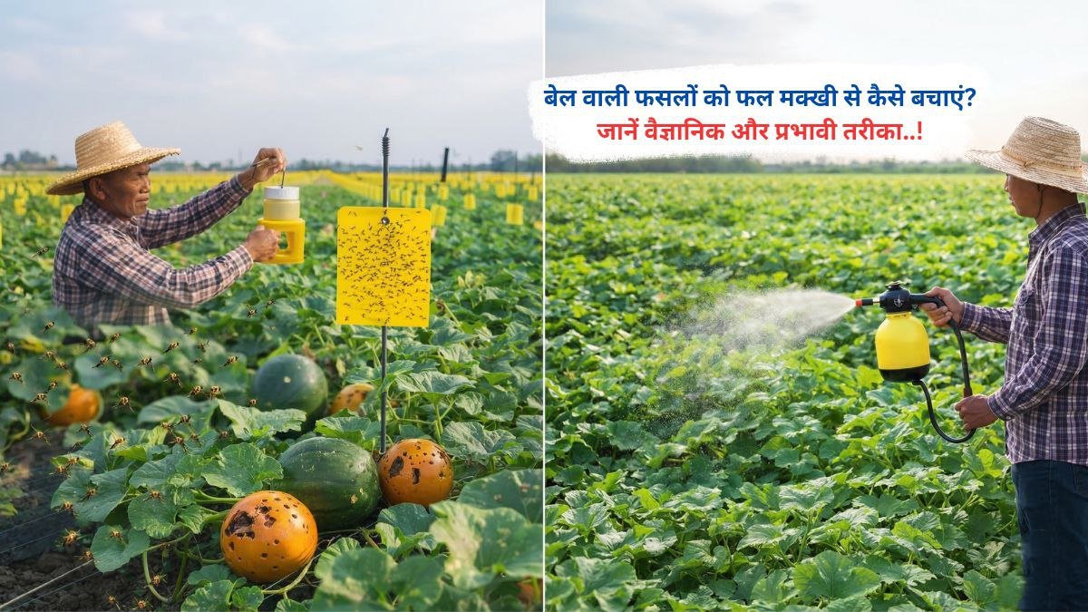 बेल वाली फसलों को फल मक्खी से कैसे बचाएं? जानें वैज्ञानिक और प्रभावी तरीका..!