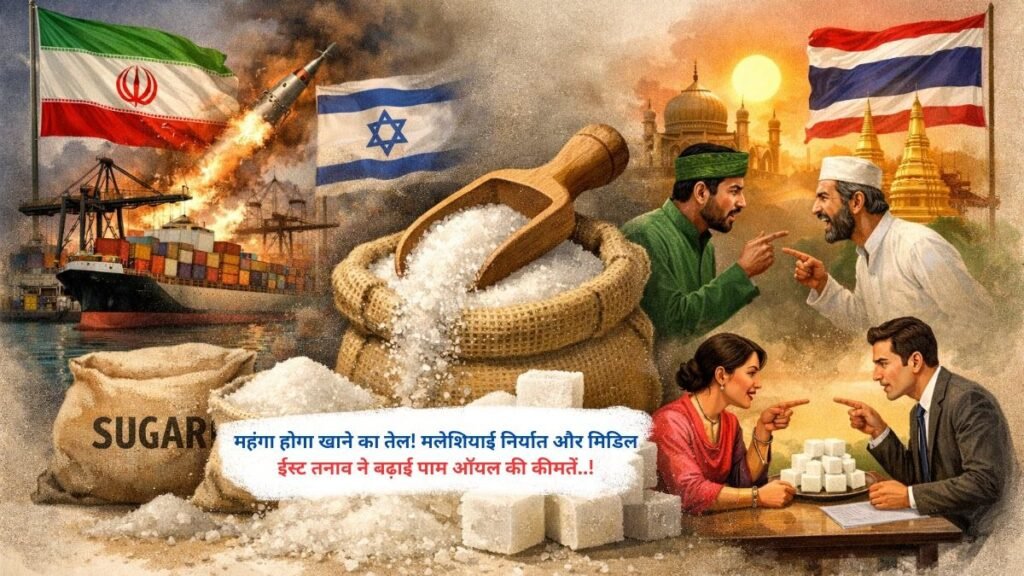 ईरान-इज़राइल तनाव से भारतीय चीनी निर्यात सुस्त, तो थाईलैंड और पाकिस्तान में चीनी पर छिड़ी बहस..!