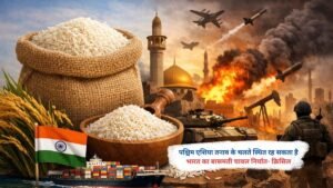 पश्चिम एशिया तनाव के चलते स्थित रह सकता है भारत का बासमती चावल निर्यात- क्रिसिल
