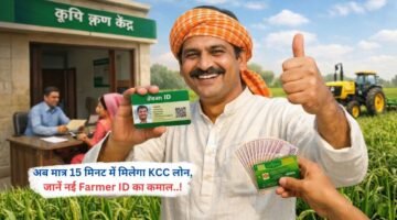 अब मात्र 15 मिनट में मिलेगा KCC लोन, जानें नई Farmer ID का कमाल..!