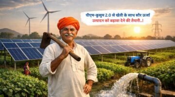 पीएम-कुसुम 2.0 से खेती के साथ सौर ऊर्जा उत्पादन को बढ़ावा देने की तैयारी..!