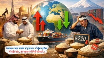 ग्लोबल राइस मार्केट में हलचल: पश्चिम एशिया में बढ़ी मांग, तो जापान में गिरी कीमतें..!