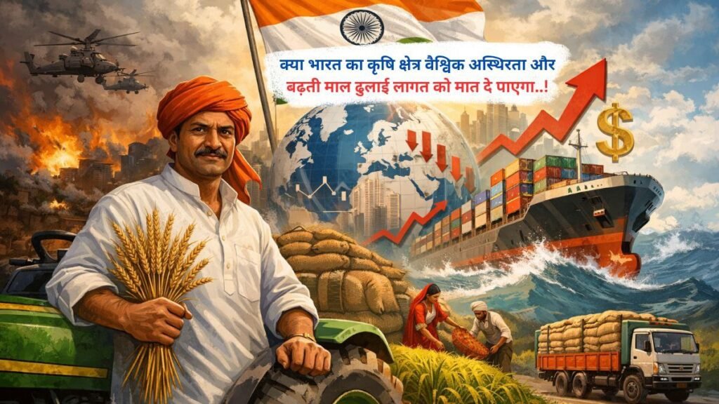 क्या भारत का कृषि क्षेत्र वैश्विक अस्थिरता और बढ़ती माल ढुलाई लागत को मात दे पाएगा..!