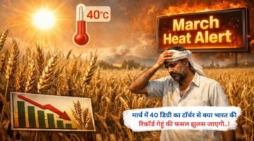मार्च में 40 डिग्री का टॉर्चर से क्या भारत की रिकॉर्ड गेहूं की फसल झुलस जाएगी..!