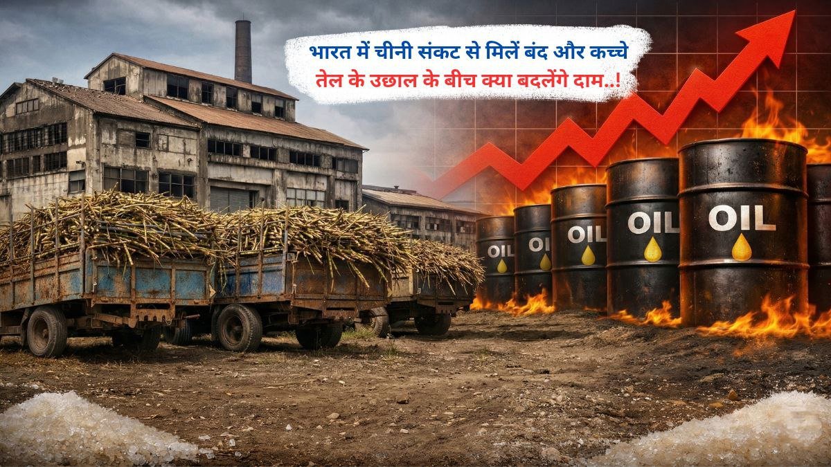 भारत में चीनी संकट से मिलें बंद और कच्चे तेल के उछाल के बीच क्या बदलेंगे दाम..!