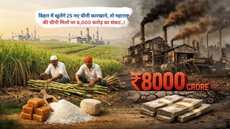 बिहार में खुलेंगे 25 नए चीनी कारखाने, तो महाराष्ट्र की मिलों पर 8,000 करोड़ का संकट..!